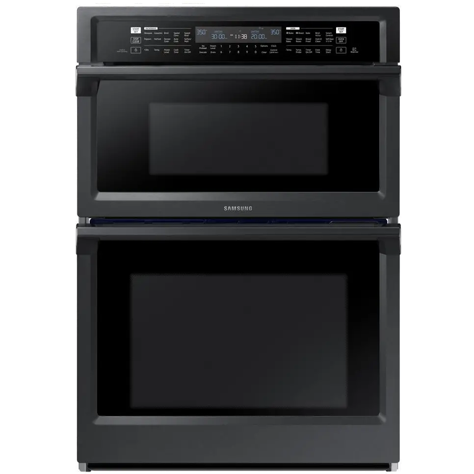 NQ70M6650DG Samsung 7 cu ft Combination Wall Oven - Black Stainless Steel 30 Inch-1