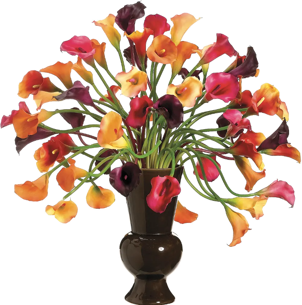 Multi-Color Faux Calla Lily Arrangement-1