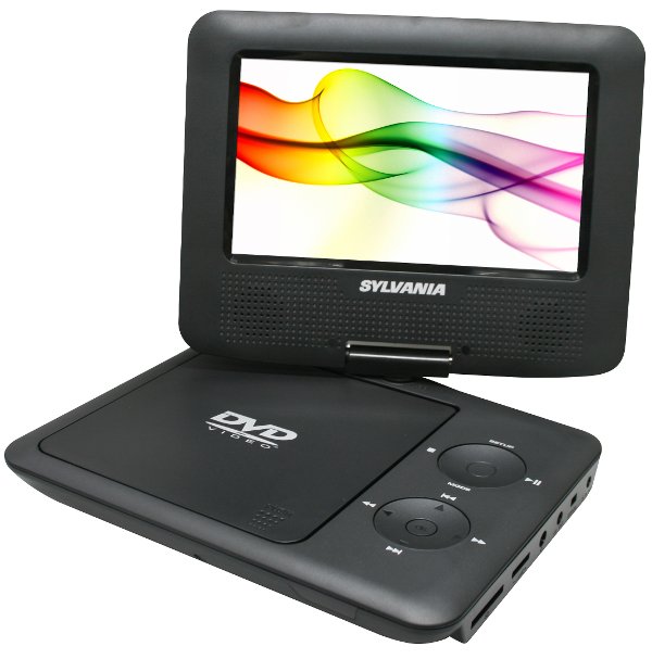 Portable Tvs Electronics Rc Willey Sylvania 7 Inch Swivel Style Portable Dvd Player