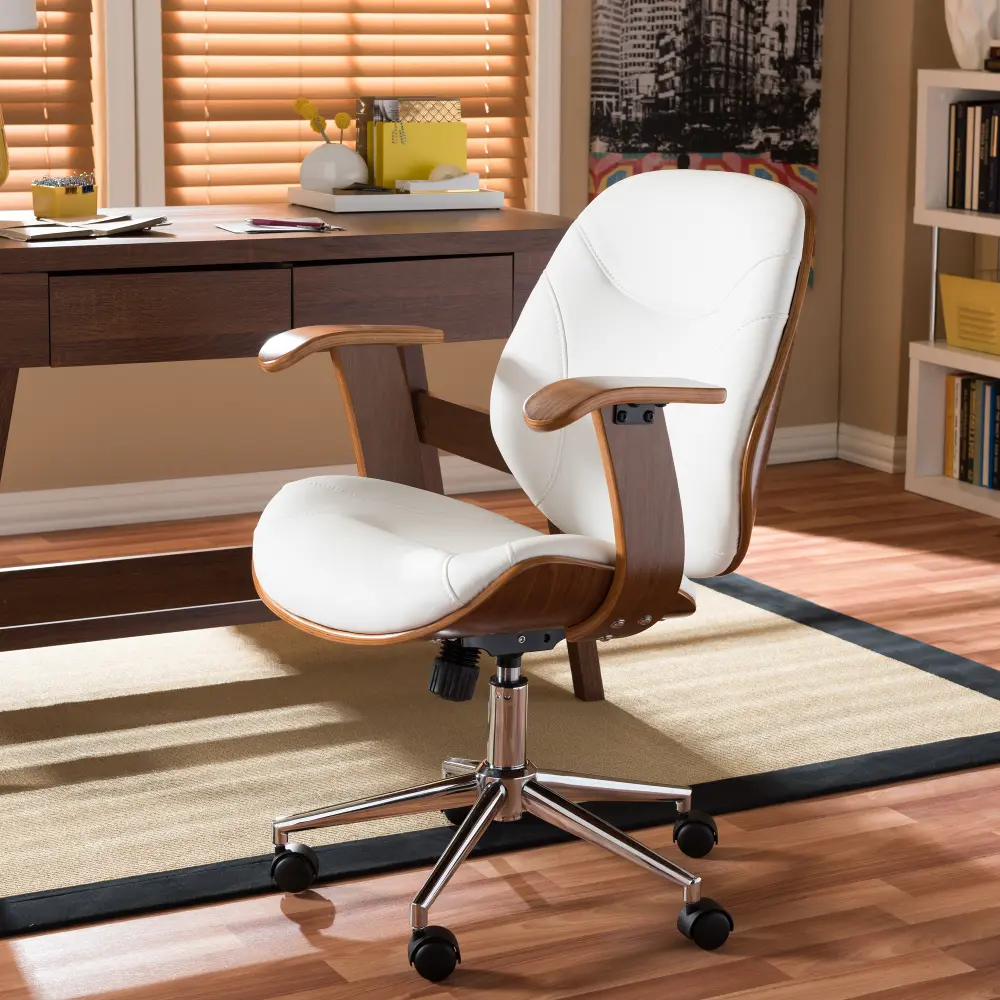 6948-RCW Two-Toned Office Chair - Rathbum-1