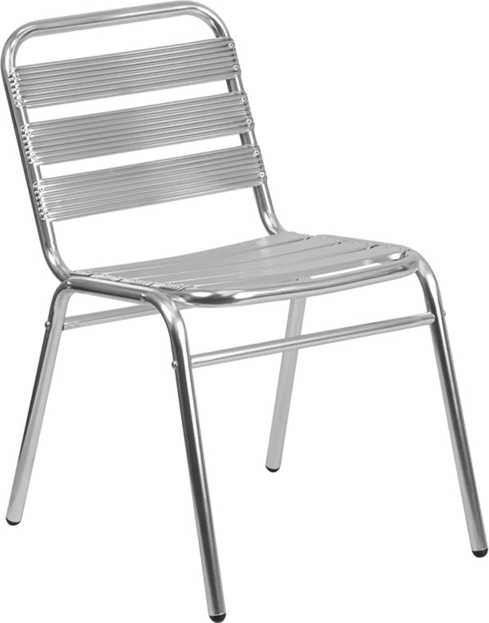 Aluminum Armless Stackable Indoor/Outdoor Chair - Daisy-1