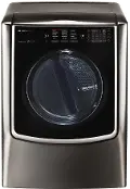 DLEX9500K LG Signature Electric Dryer - 9.0 Cu. Ft. Black Stainless Steel