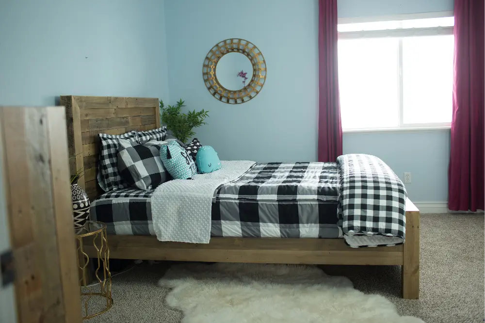 Beddy's Queen Black and White Checked Out Bedding Collection-1