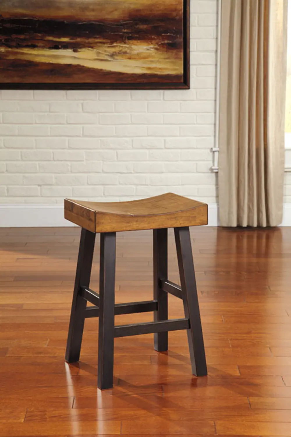 Casual Counter Height Stool (Set of 2) - Glosco-1