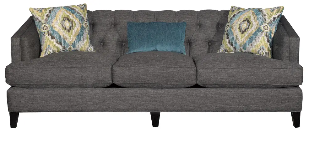 S4370/LGOGRAPHITE/SO Mid Century Modern Graphite Gray Sofa - Nixon-1