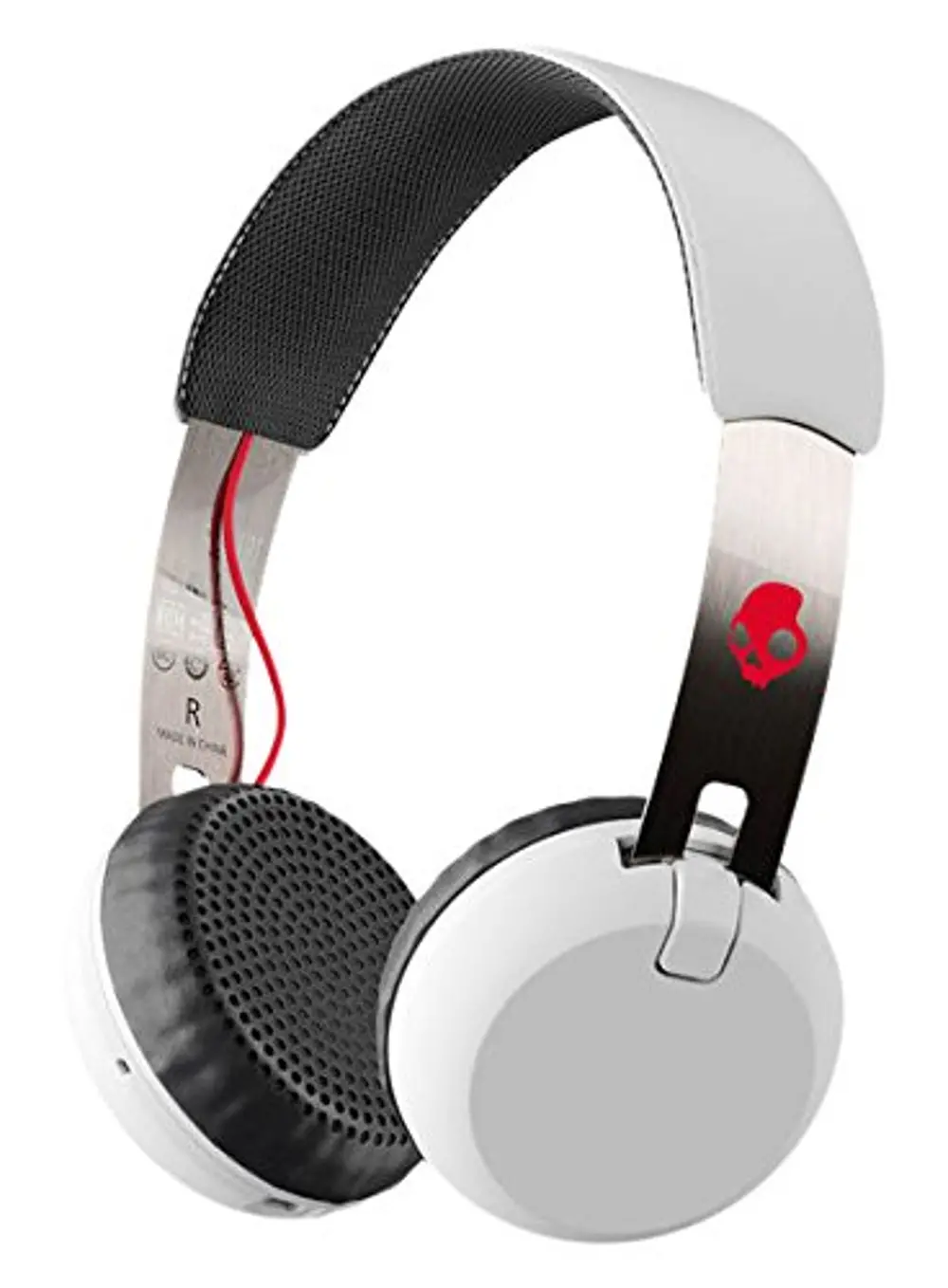 S5GBW-J472 Skullcandy Grind Bluetooth Wireless On-Ear Headphones - White-1