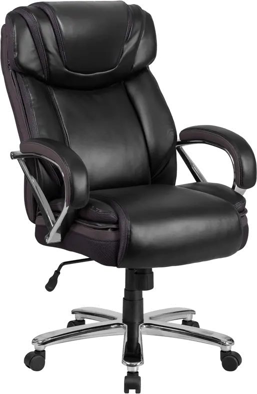 Photos - Chair Flash Furniture Big and Tall Executive Office  - Black GO-2092M-1-BK 
