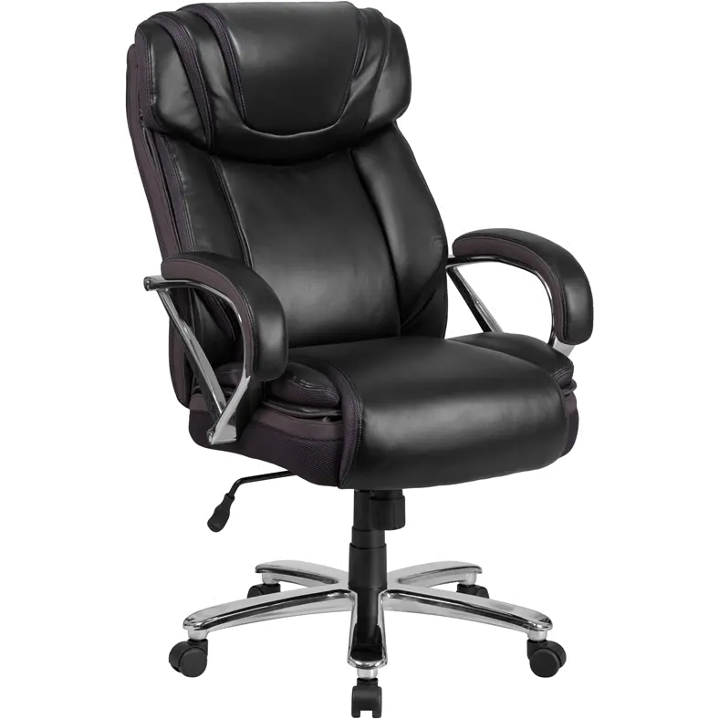 Big and Tall Executive Office Chair - Black-1