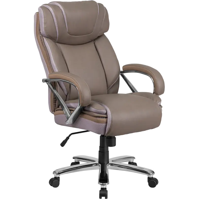 Big and Tall Executive Office Chair - Taupe-1