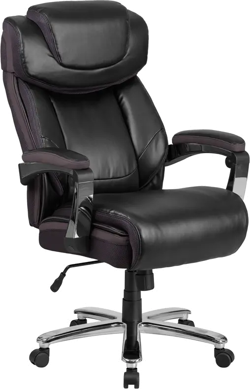 Photos - Chair Flash Furniture Big & Tall Black Executive Office  GO-2223-BK-GG 