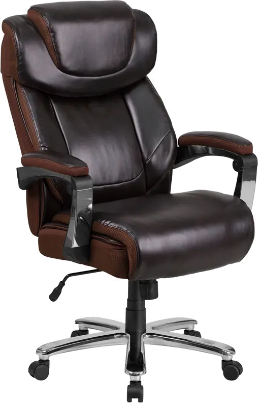 Photos - Chair Flash Furniture Brown Executive Office  - Big & Tall GO-2223-BN-GG 