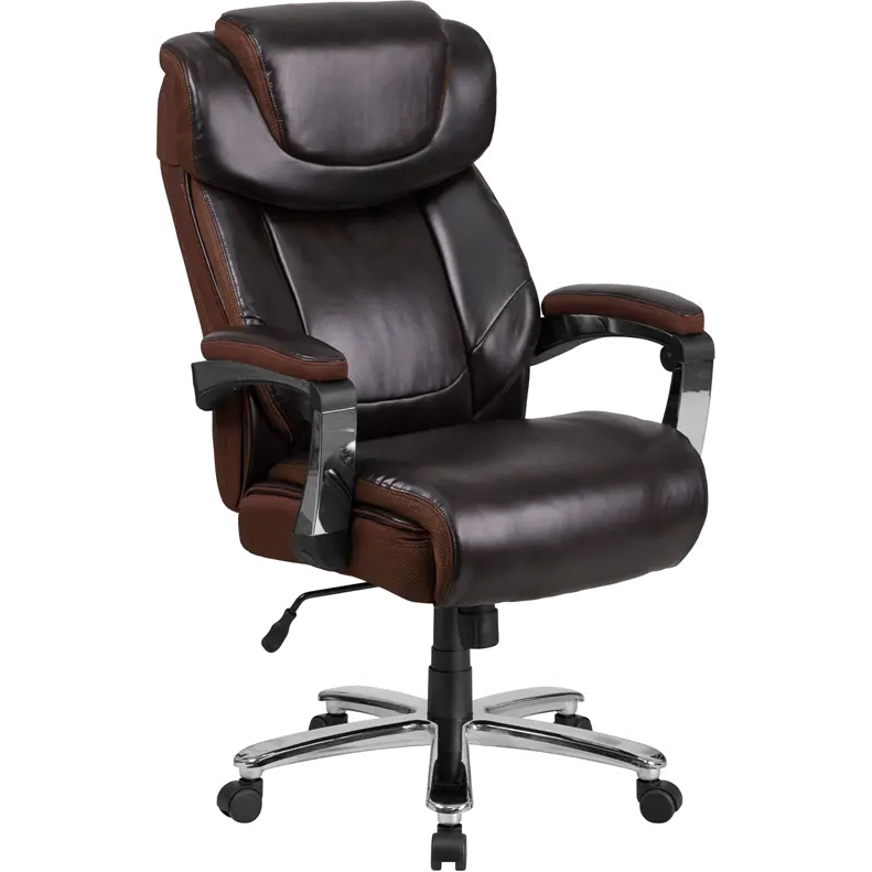 Brown Executive Office Chair - Big & Tall-1