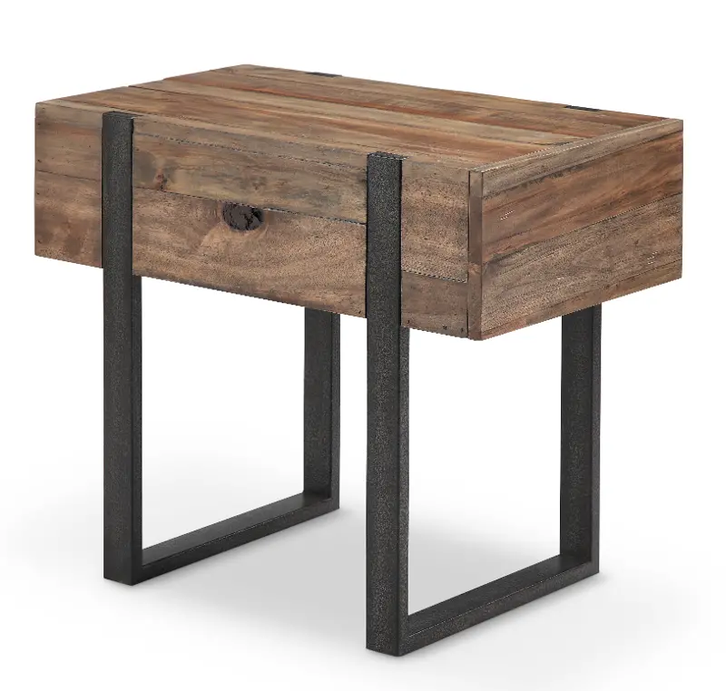 Prescott Brown Chairside Table