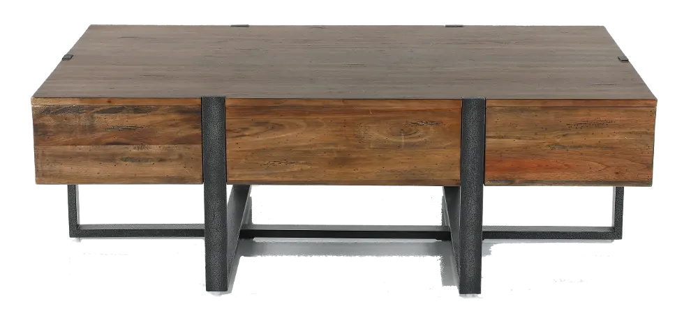 Prescott Brown Coffee Table-1