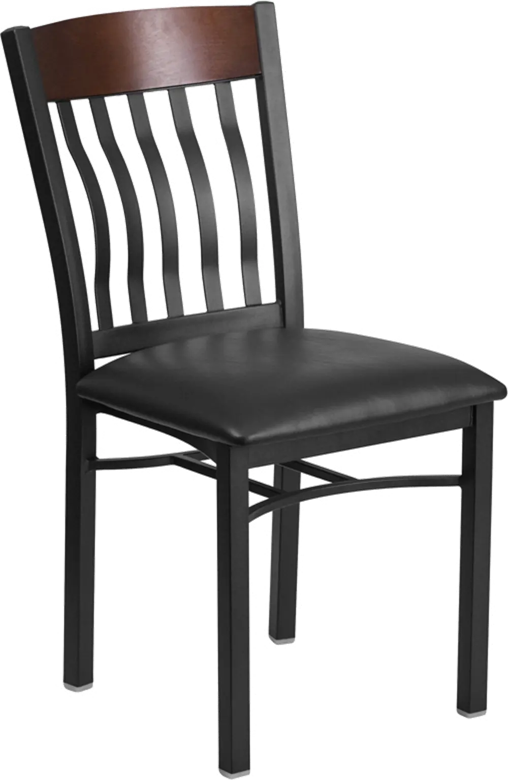 Wood and Metal Restaurant Chair-1