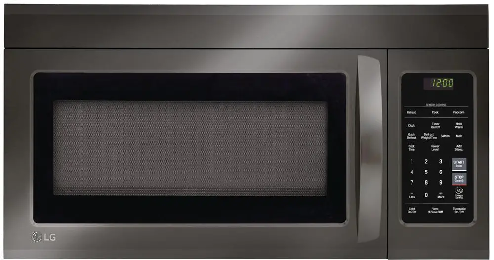 LMV1831BD LG Over the Range Microwave - 1.8 cu. ft. Black Stainless Steel-1