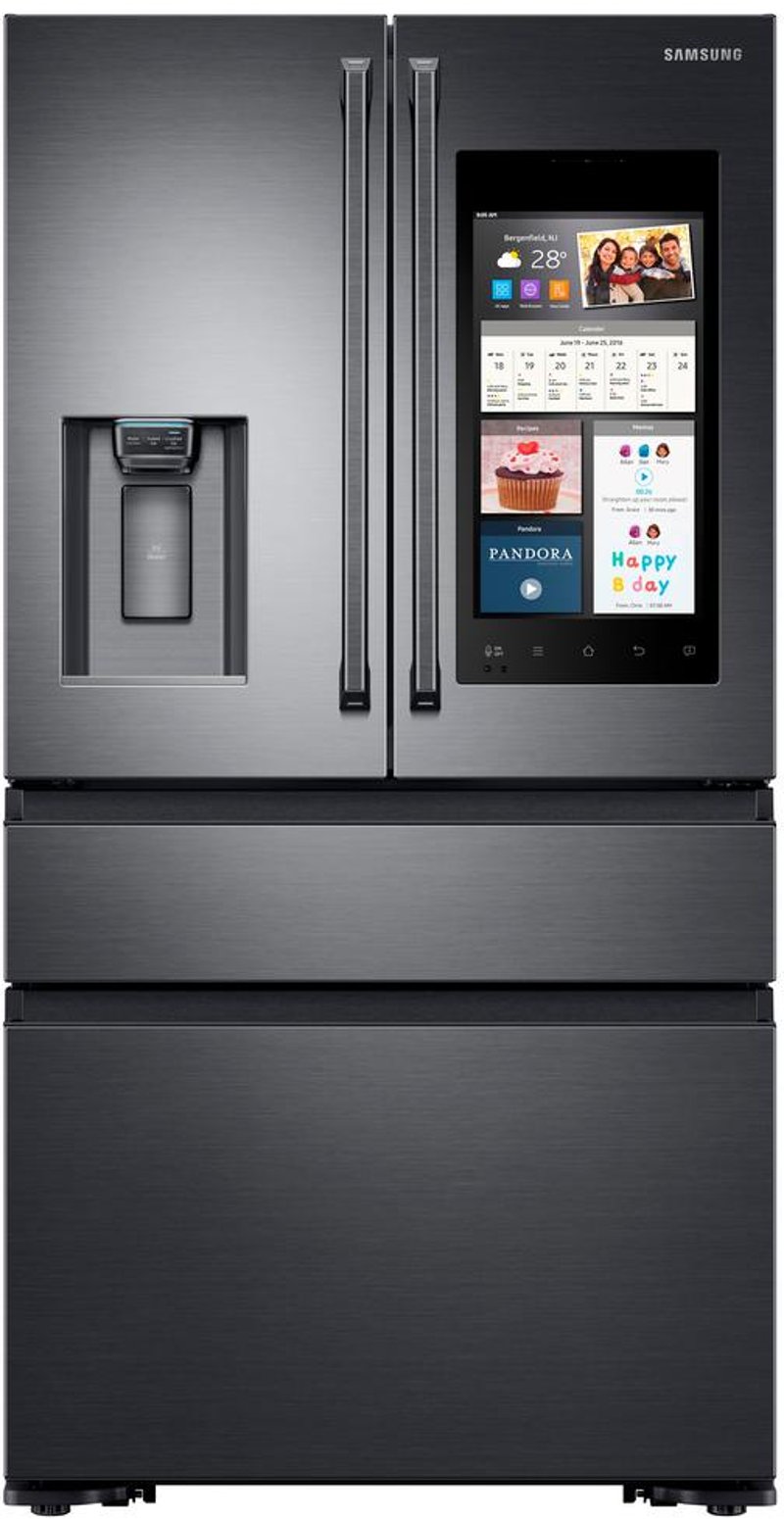 Samsung Counter Depth French Door Smart Refrigerator with Family Hub ...
