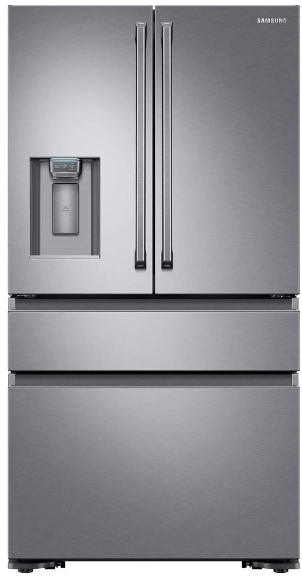 RF23M8090SR Samsung Counter Depth French Door Smart Refrigerator with FlexZone Drawer - 22.6 cu. ft., 36 Inch Stainless Steel-1