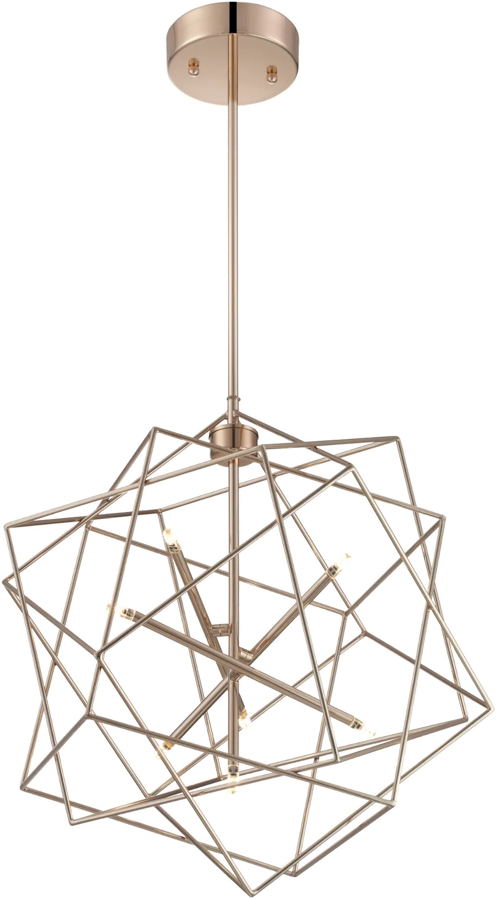 Stacia Contemporary Seven Light Pendant-1