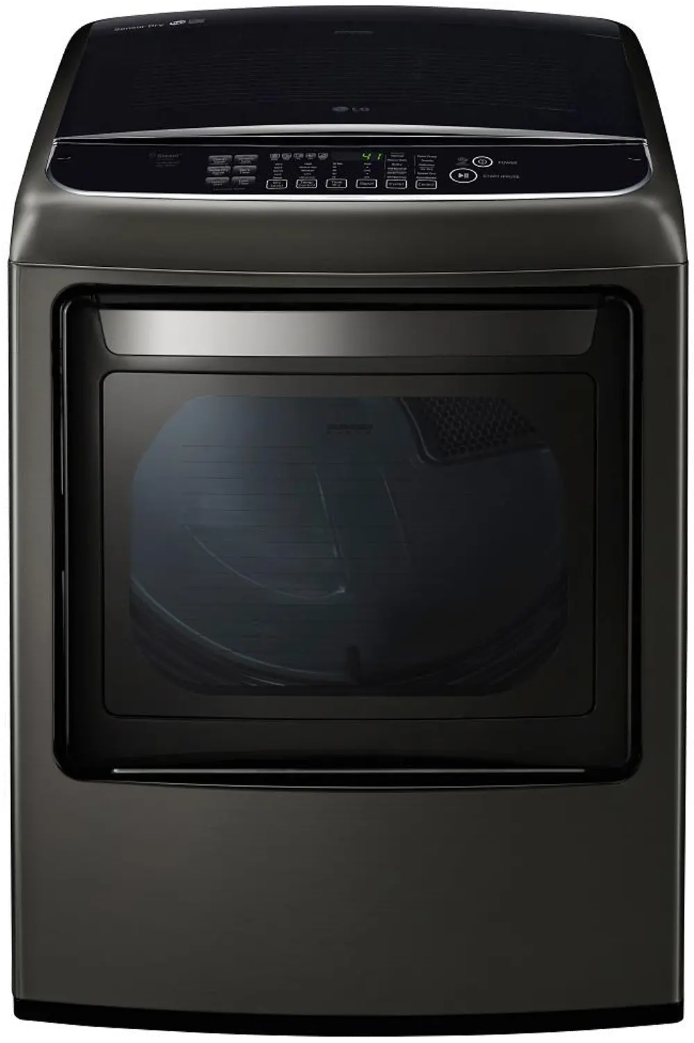 DLEY1901KE LG Front Control Electric Dryer - 7.3 cu. ft. Black Stainless Steel-1