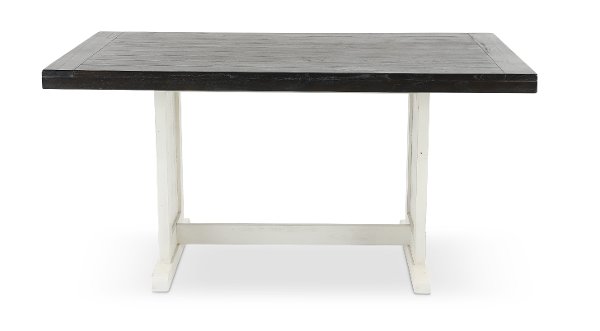 Rc Willey S Dining Tables Room Furniture French County White Two Tone Trestle Dining Table Bourbon
