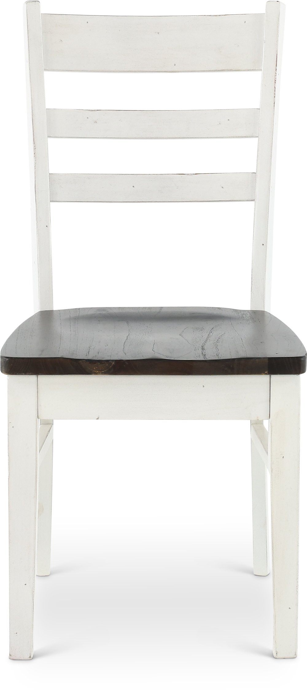 French Country White Two-Tone Dining Chair - Bourbon County