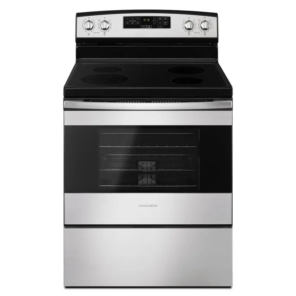 AER6603SFS-PROJECT Amana Electric Smooth top Range - Stainless Steel-1