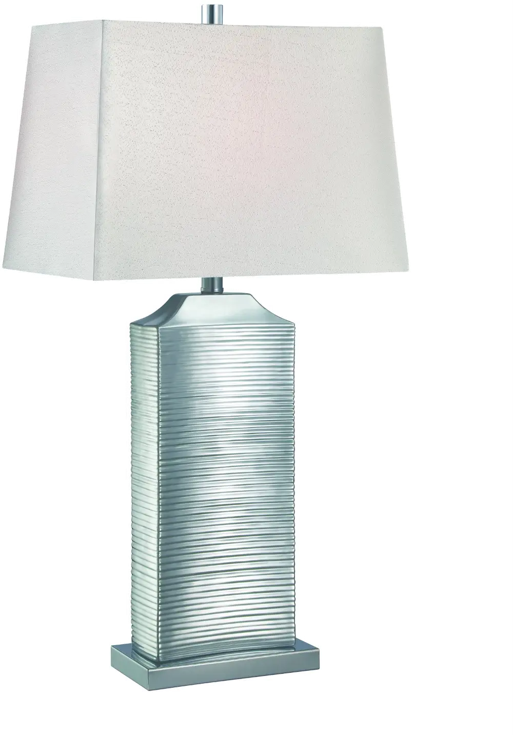 Chrome Ceramic Table Lamp - Adora-1