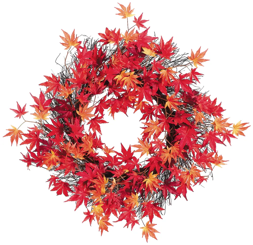 Japanese Maple Leaf Wreath-1