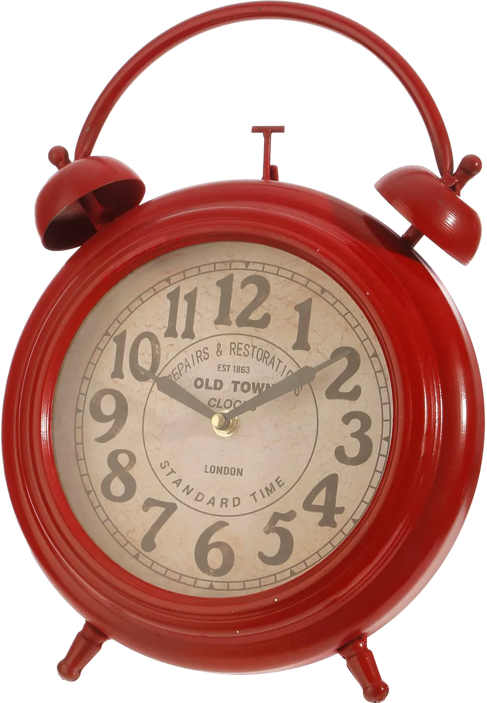 Red Iron Alarm Clock-1