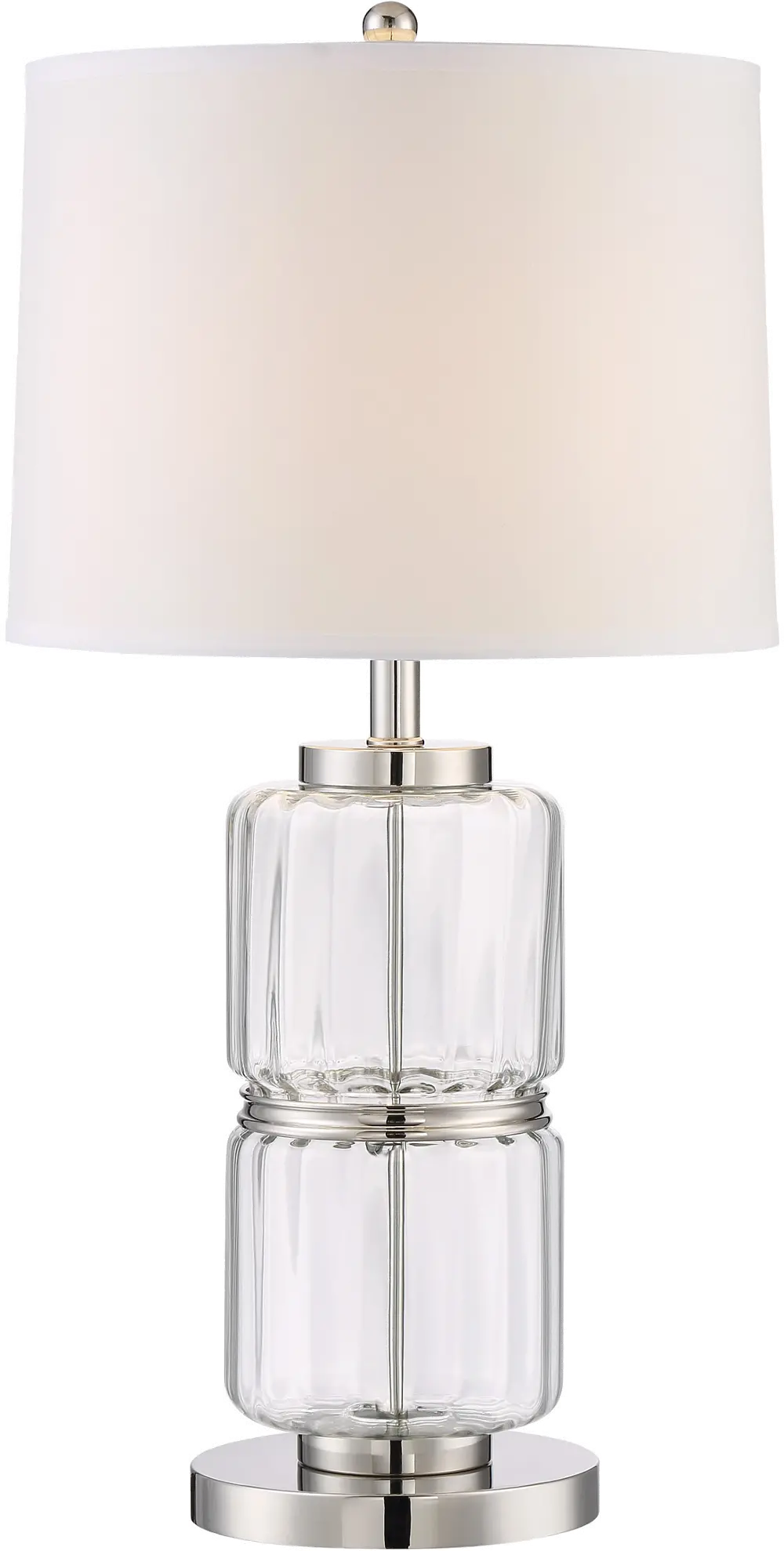 Clear Glass Table Lamp - Renate-1