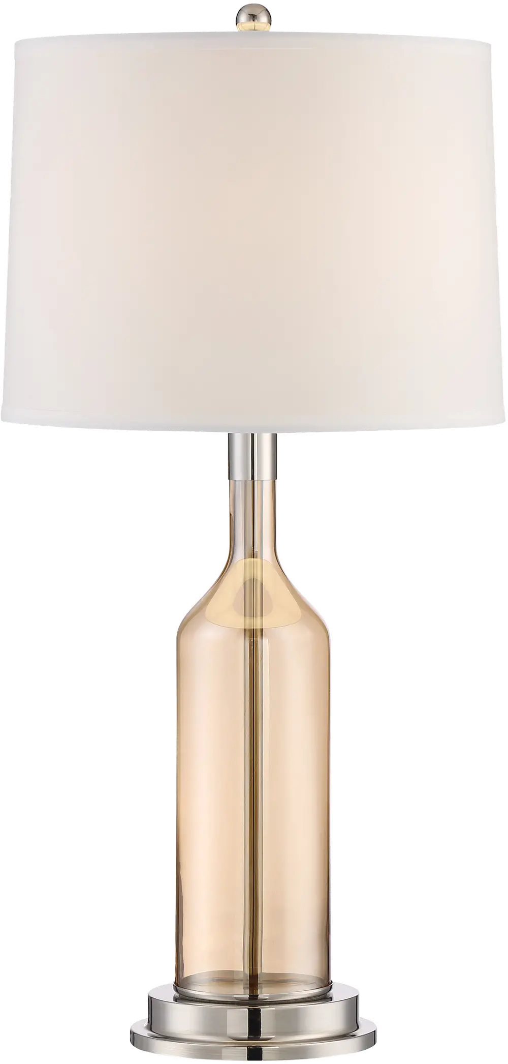 Light Amber Glass Table Lamp - Urbano-1