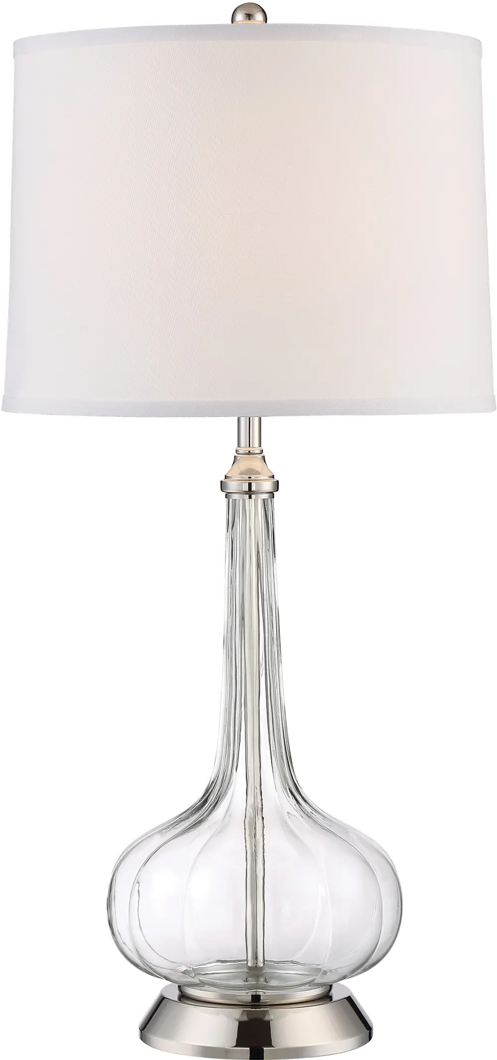 Clear Glass Table Lamp - Alagan-1