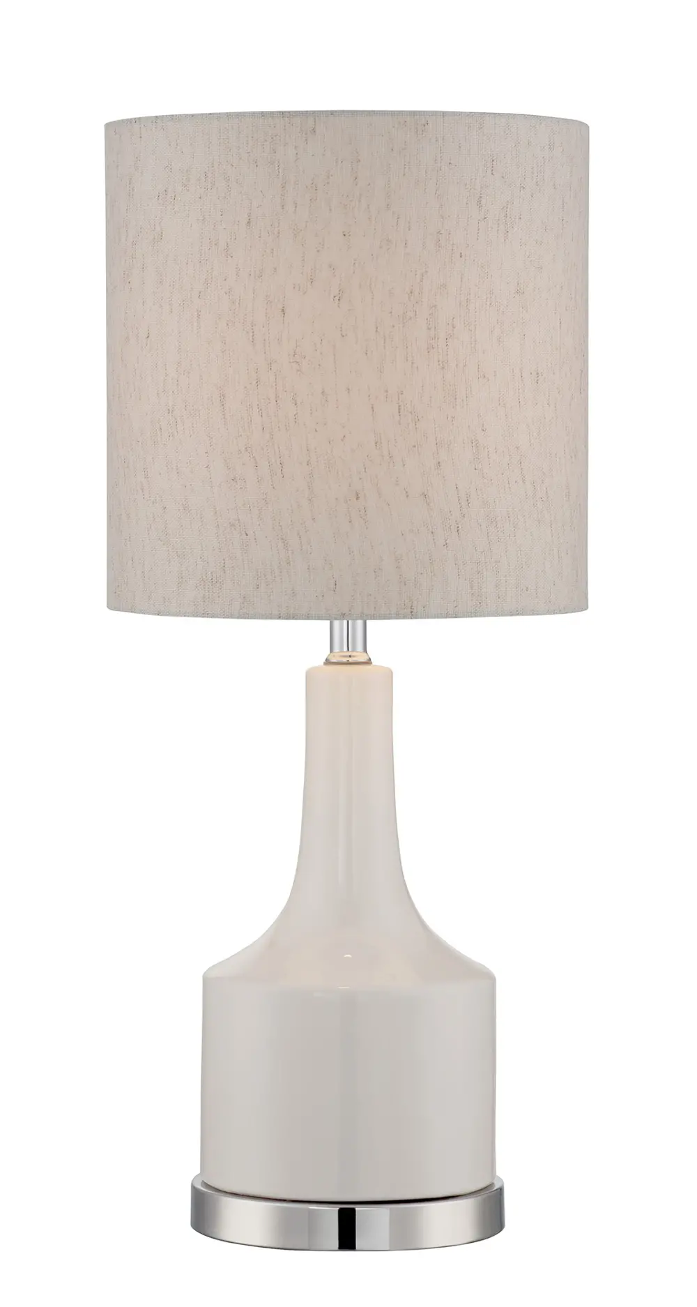 White Ceramic Table Lamp-1