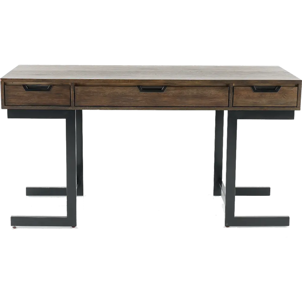 Harper Point Brown Writing Desk-1