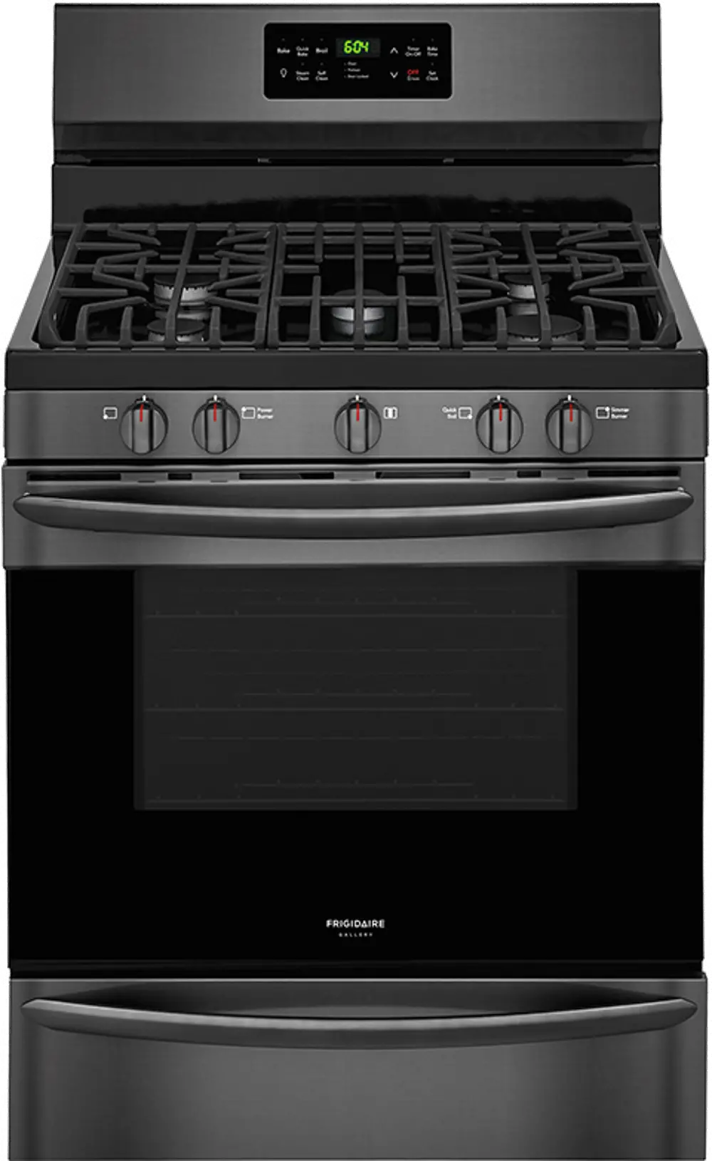 FGGF3036TD Frigidaire Gas Range with Quick Bake Convection - 5.0 cu. ft. Black Stainless Steel-1