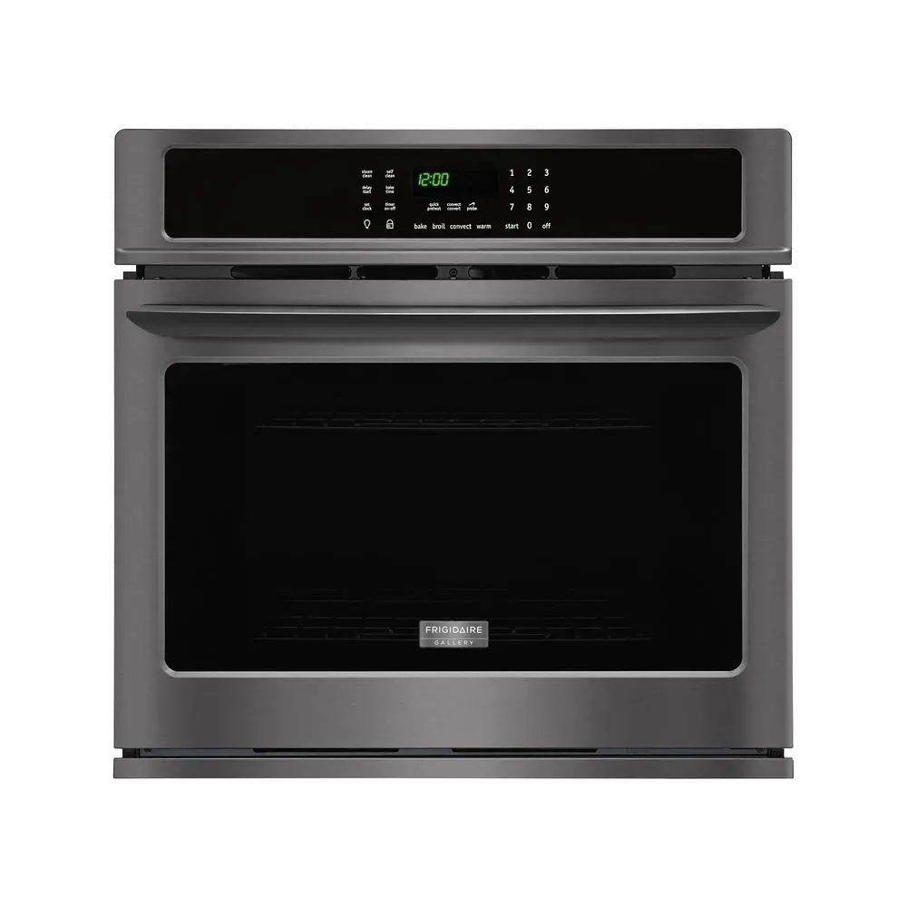 FGEW3065PD Frigidaire Gallery 30 Inch Single Wall Oven - 4.6 cu. ft. Black Stainless Steel-1