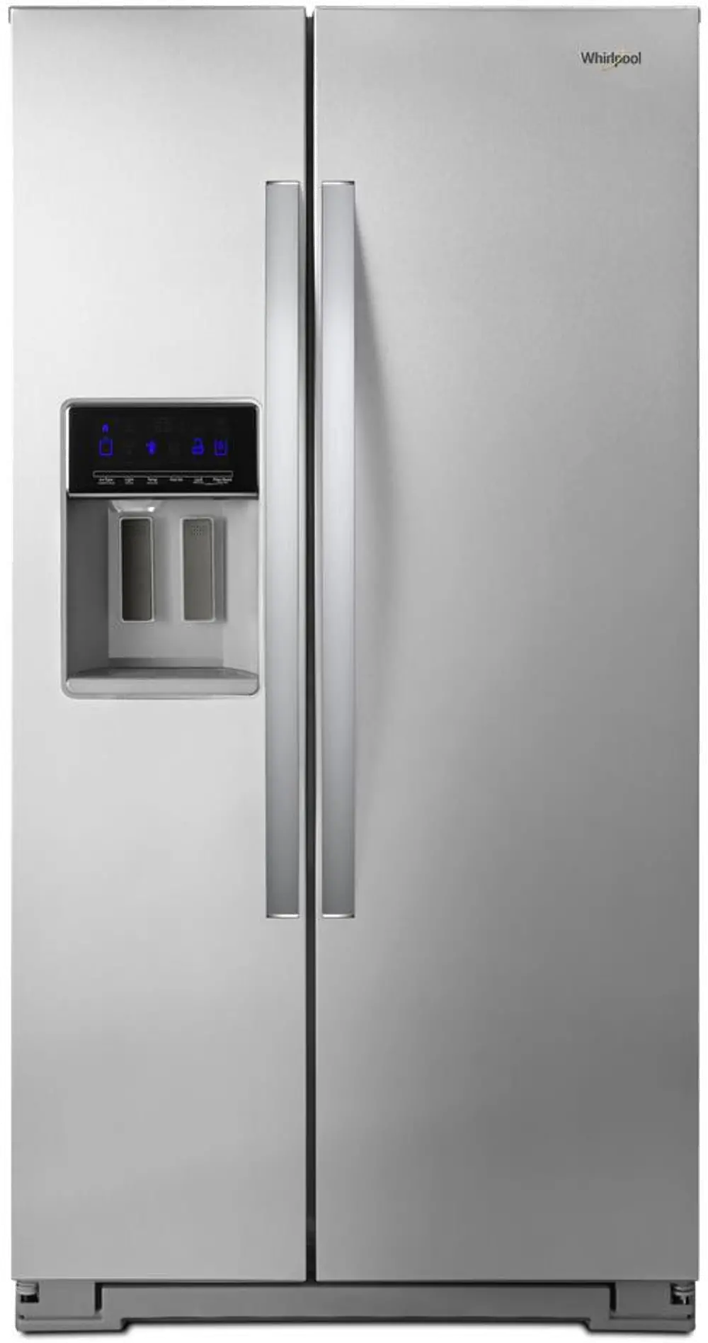 WRS571CIHZ Whirlpool 20.5 cu ft Side by Side Refrigerator - Counter Depth Stainless Steel-1