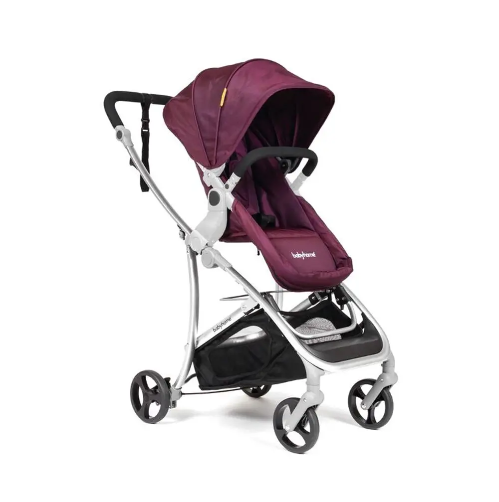 Babyhome Vida Plus Full Size Purple Stroller-1