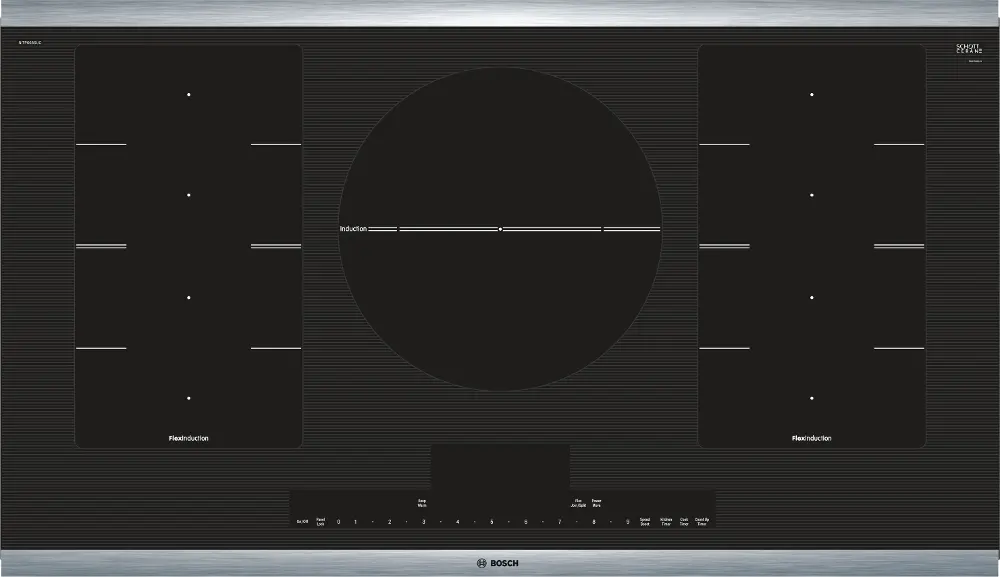 NITP668SUC Bosch 36 Inch Flex Induction Cooktop - Stainless Steel-1