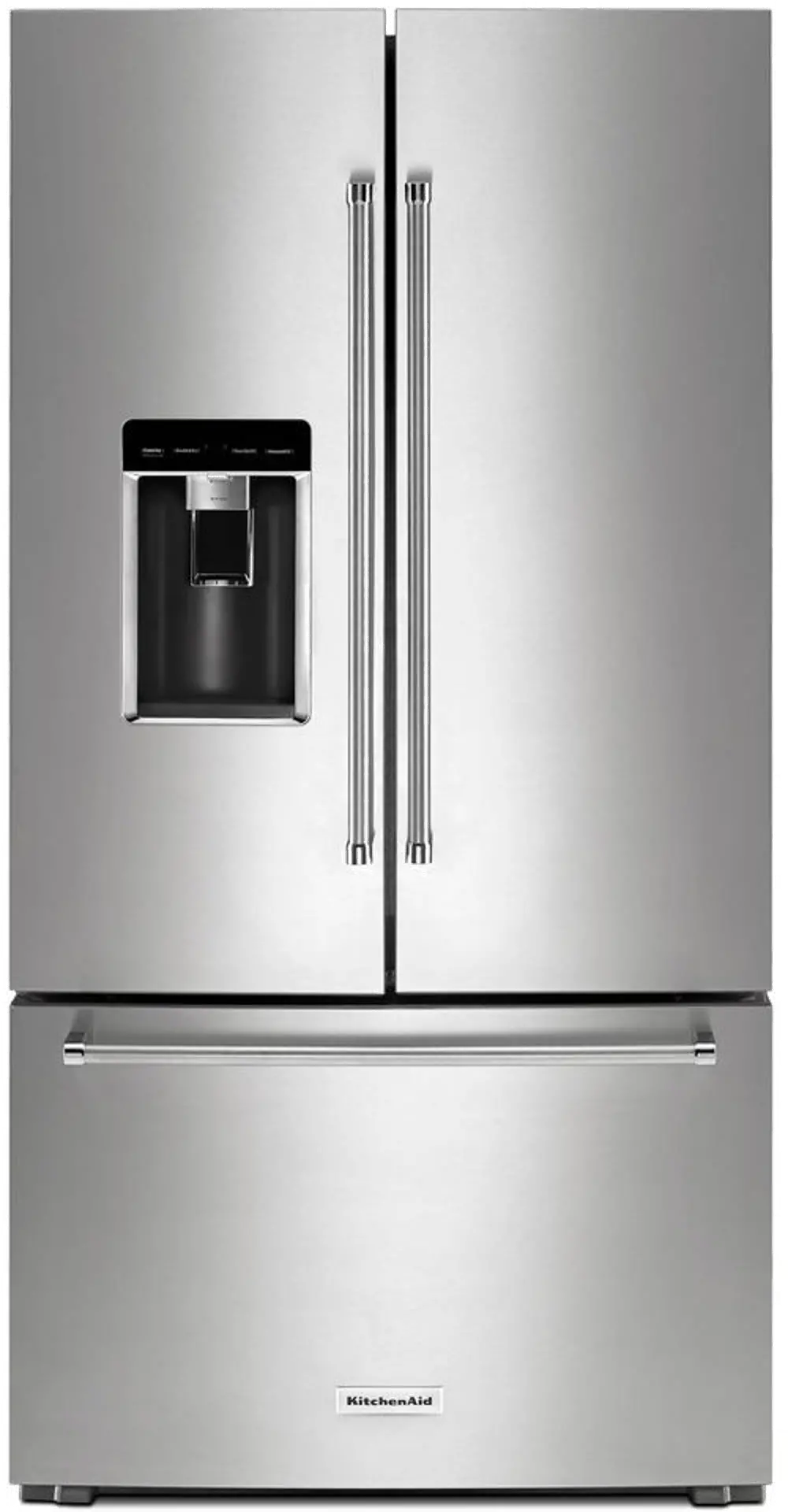 KRFC704FPS KitchenAid 23.8 cu ft French Door Refrigerator - Counter Depth Stainless Steel-1