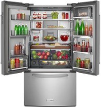 Kitchenaid French Door Refrigerator 36 Inch Stainless Steel Krfc704fps Kitchenaid French Door Refrigerator 36 Inch Stainless Steel Counter Depth 3
