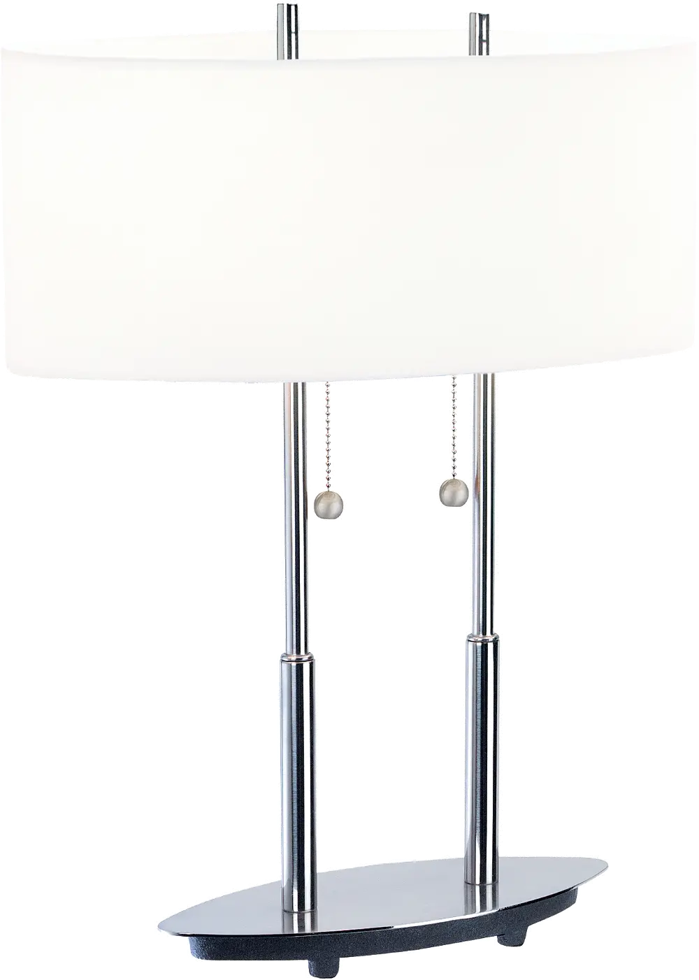 Table Lamp in Polished Steel - Bliss-1