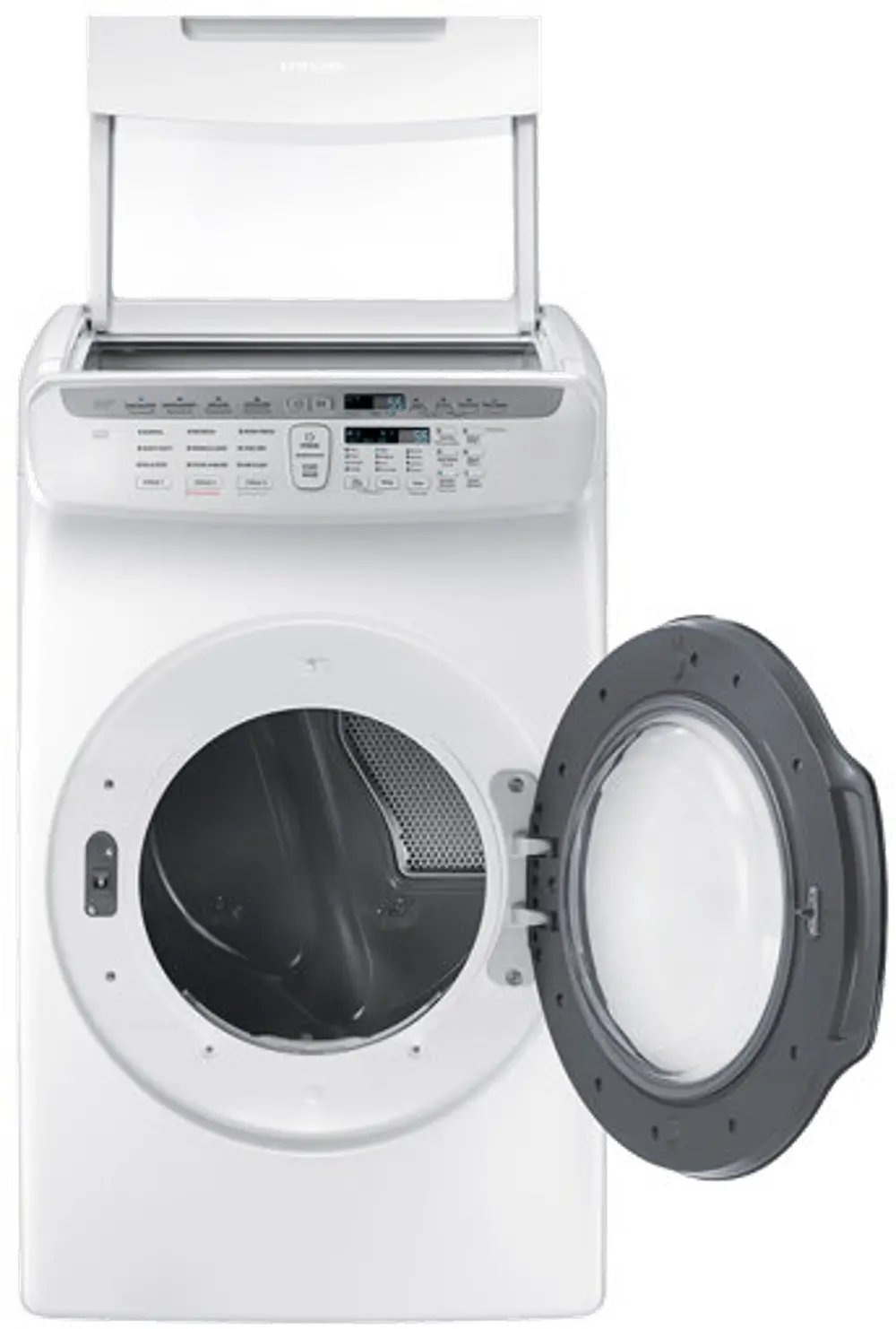 DVE55M9600W Samsung FlexDry Electric Dryer - 7.5 cu. ft. White-1