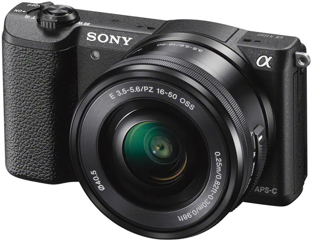 ILCE5100L/B Sony α5100 ILCE5100L E-mount Digital Camera with 16-50mm Lens-1