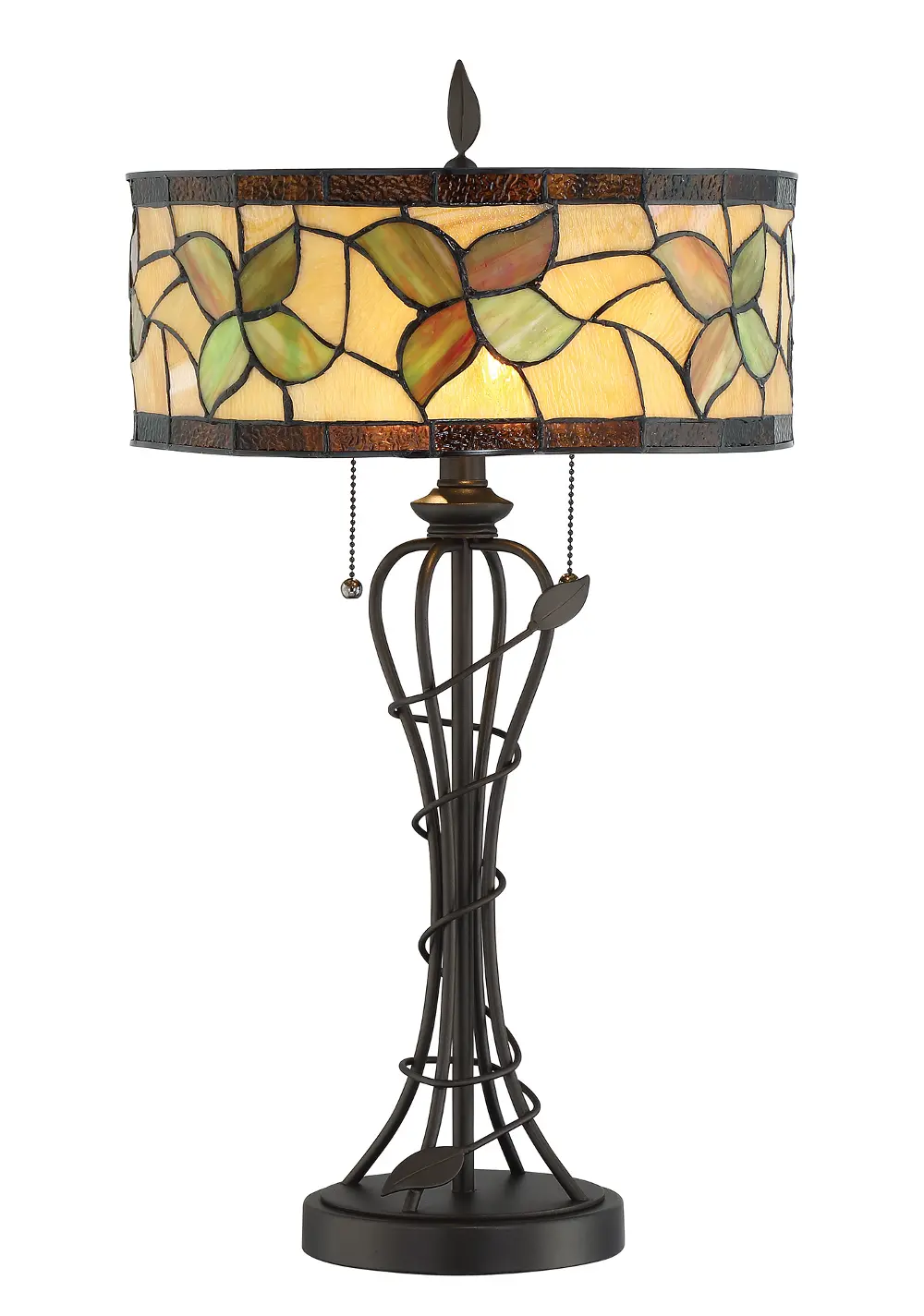 Tiffany Dark Bronze Table Lamp - Olivia-1