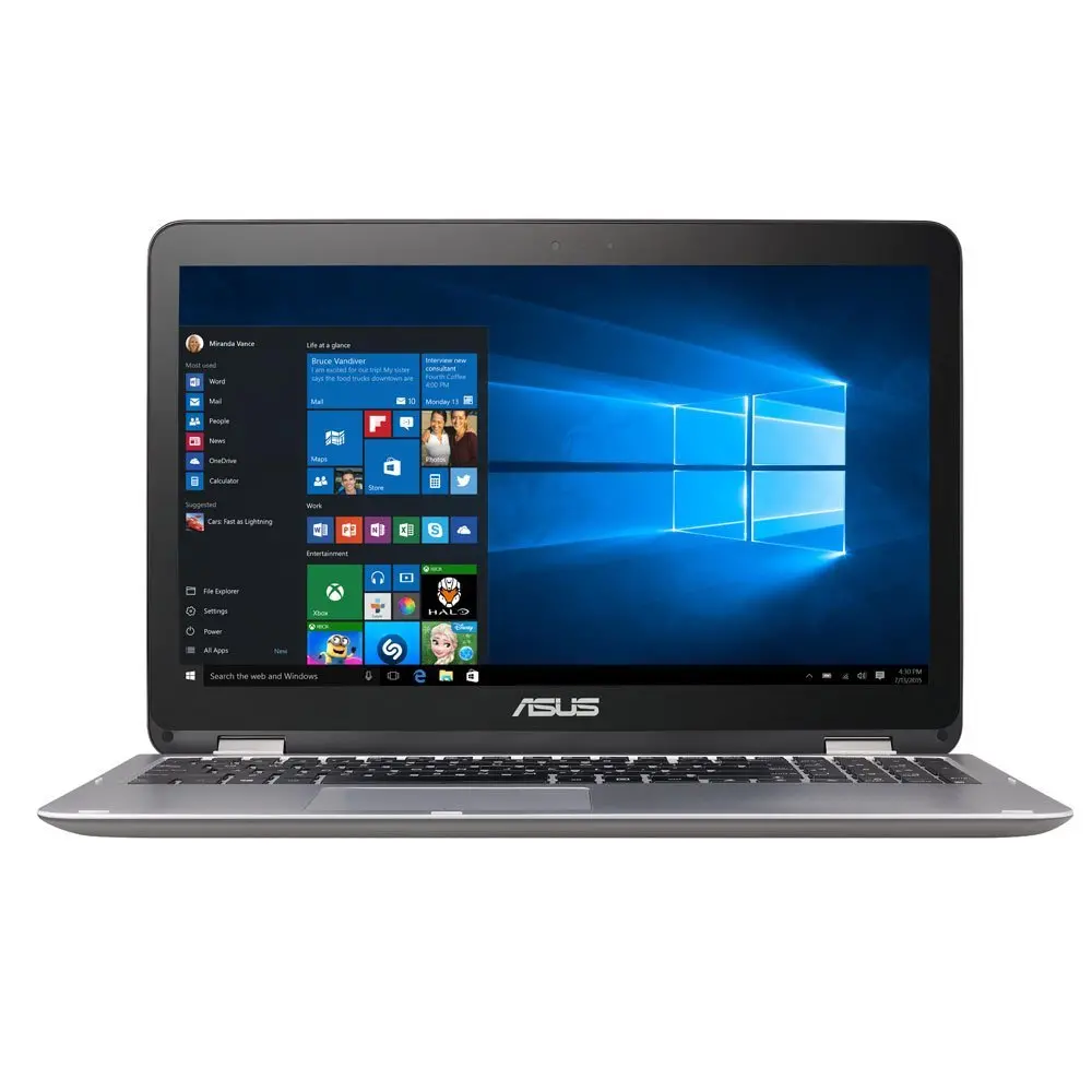 R518UA-RS71T ASUS 15.6 Inch 2-in-1 Flip Touchscreen Laptop PC - Core i7, 8GB, 1TB-1