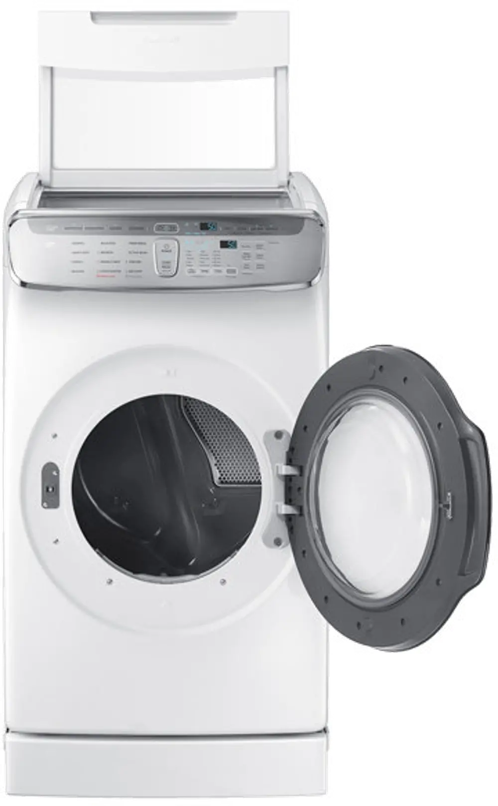 DVG60M9900W Samsung Gas FlexDry Dryer with Steam - 7.5 Cu. Ft. White-1