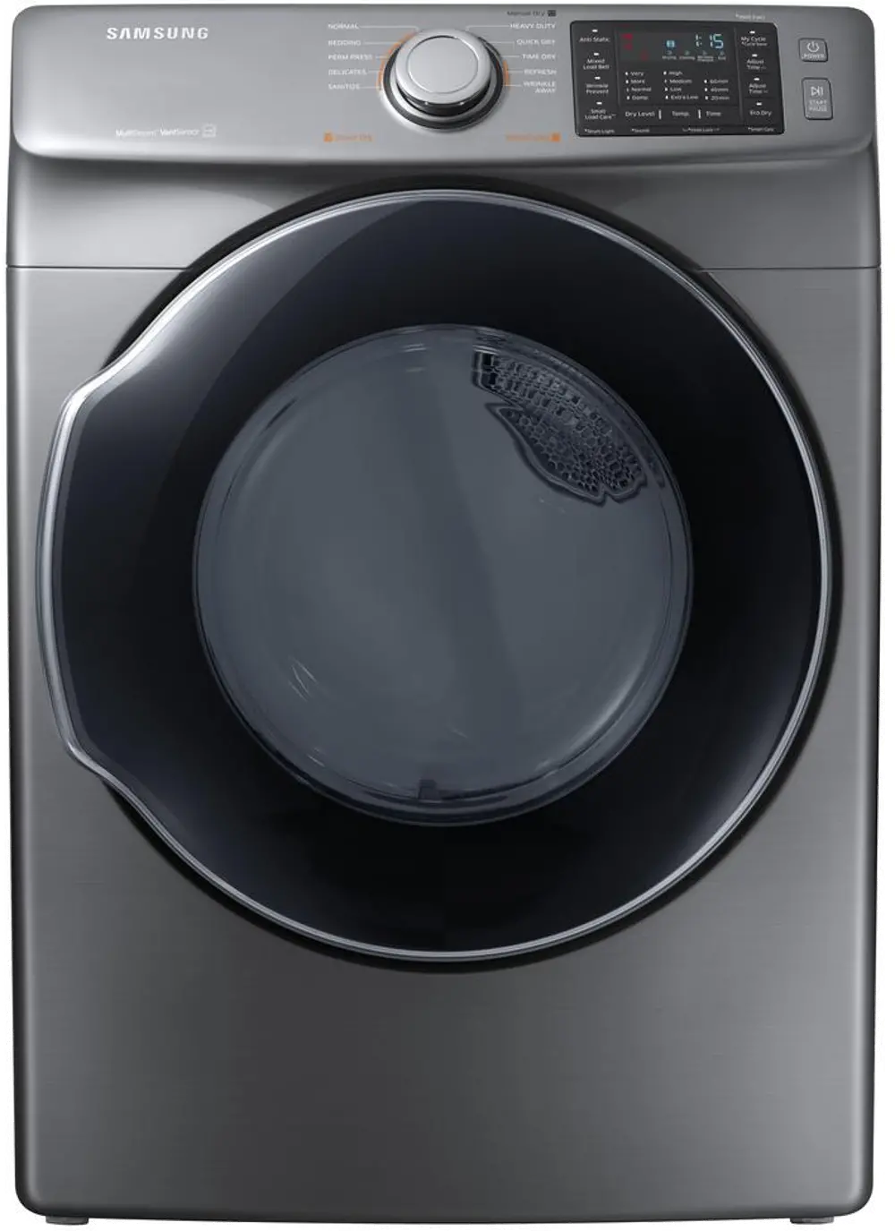 DVE45M5500P Samsung Electric Dryer with Steam - 7.5 cu. ft. Platinum-1