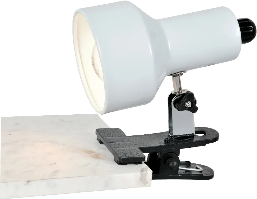 White Craft Lamp - Clip-on II-1